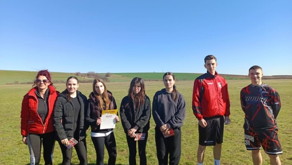 A Mezei futóverseny Diákolimpiai Megyei Döntőjén