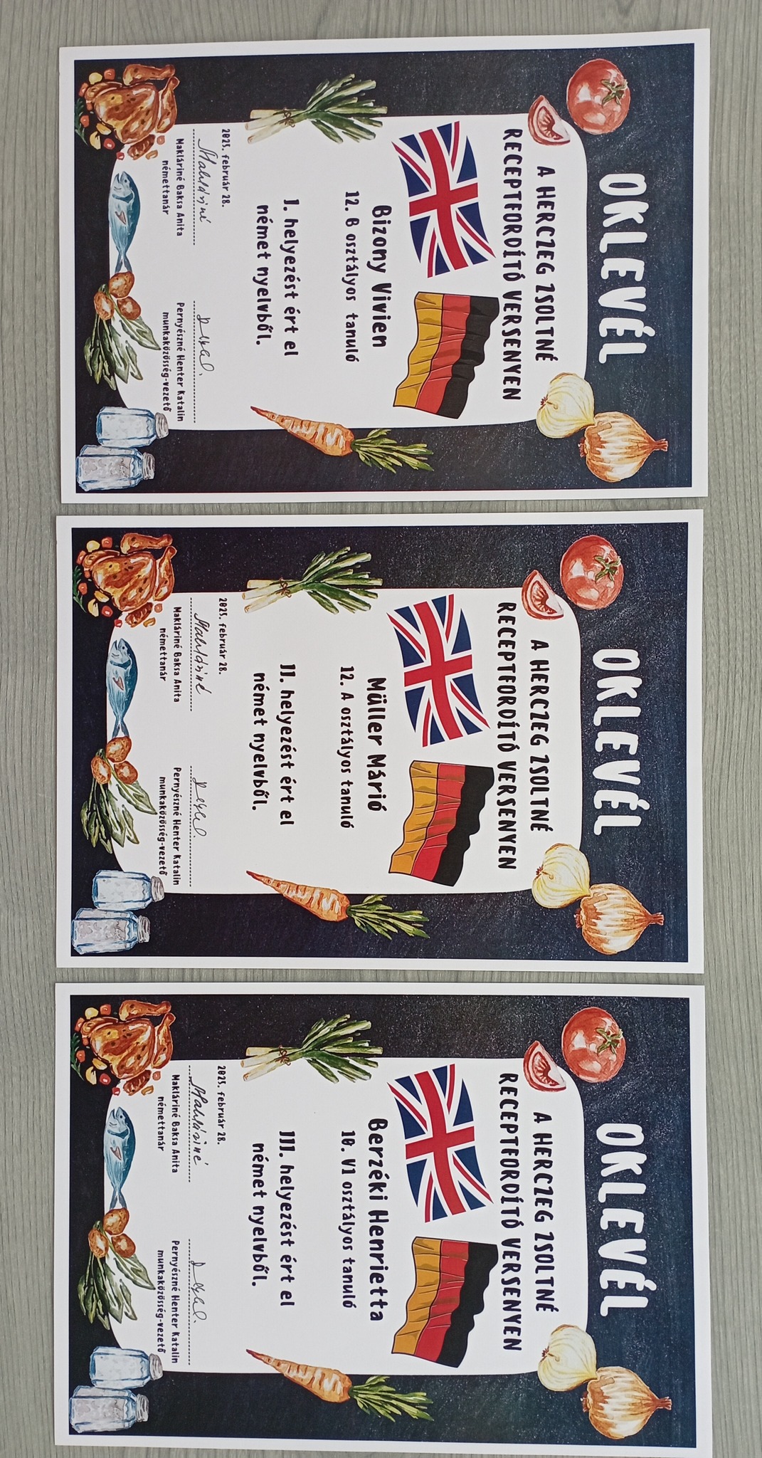 Hagyományos receptfordító versenyünk